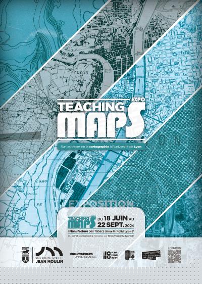 affiche exposition teaching maps